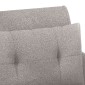 vidaXL Love seat με κουμπιά Ανοιχτό γκρι 117 x 67 x 77 εκ. Μπουκλέ