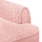 vidaXL Love seat με κουμπιά Ροζ 117 x 67 x 77 εκ. Μπουκλέ
