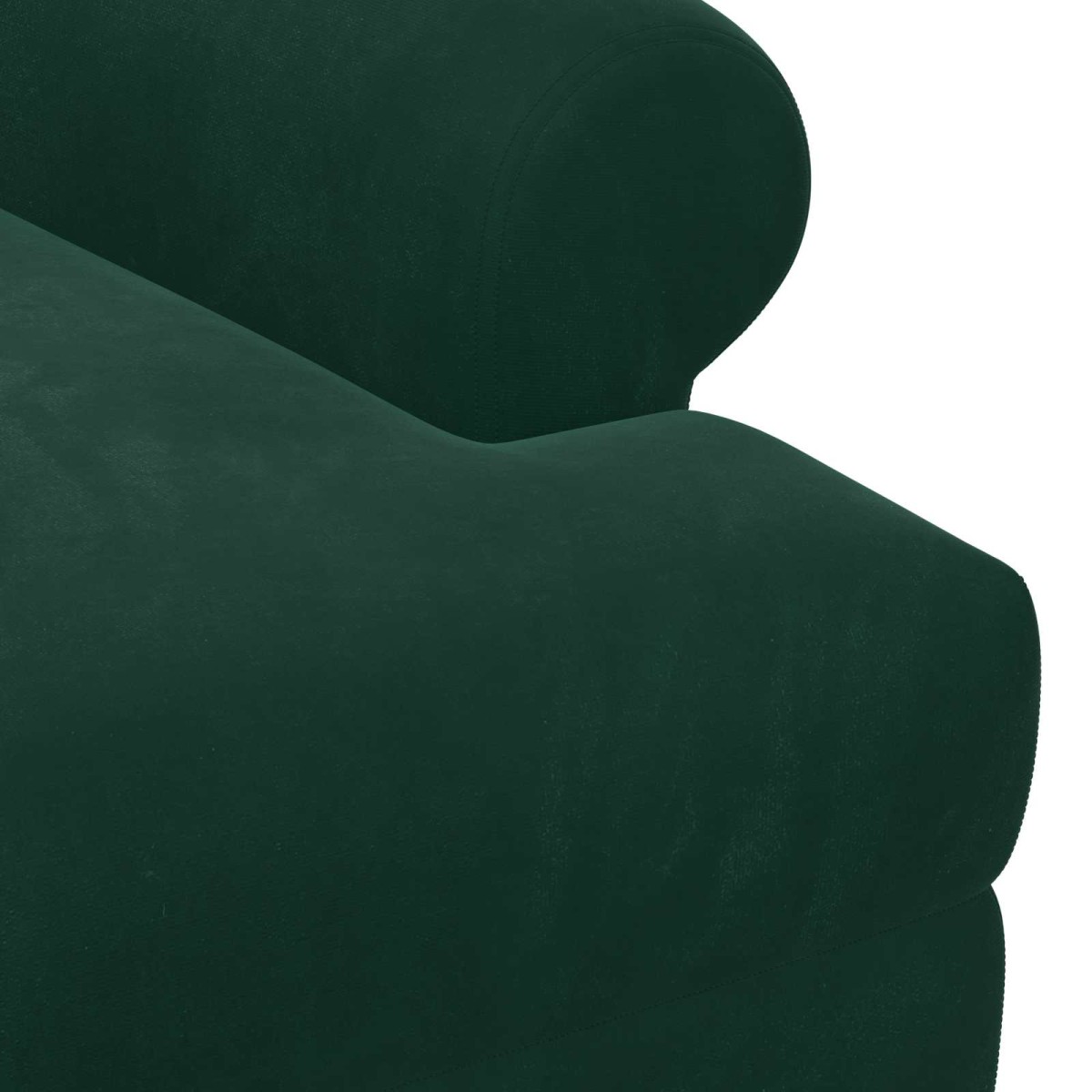 vidaXL Love seat με κουμπιά Σκούρο Πράσινο 120 x 66 x 78 εκ. Βελούδο