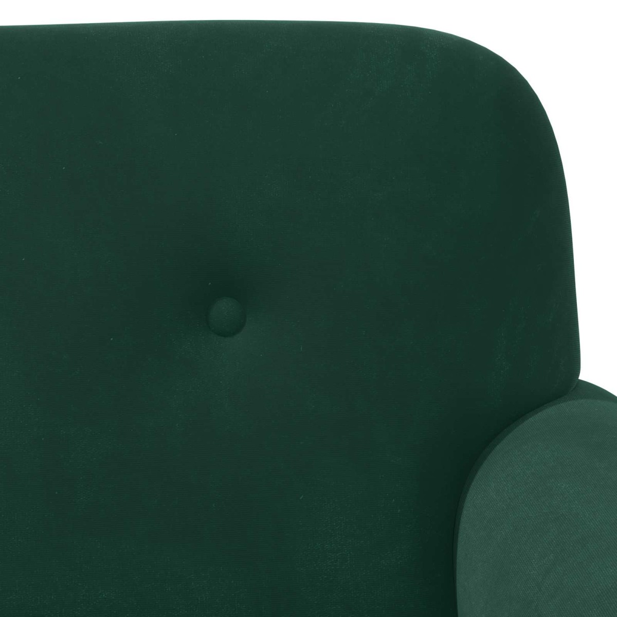 vidaXL Love seat με κουμπιά Σκούρο Πράσινο 120 x 66 x 78 εκ. Βελούδο