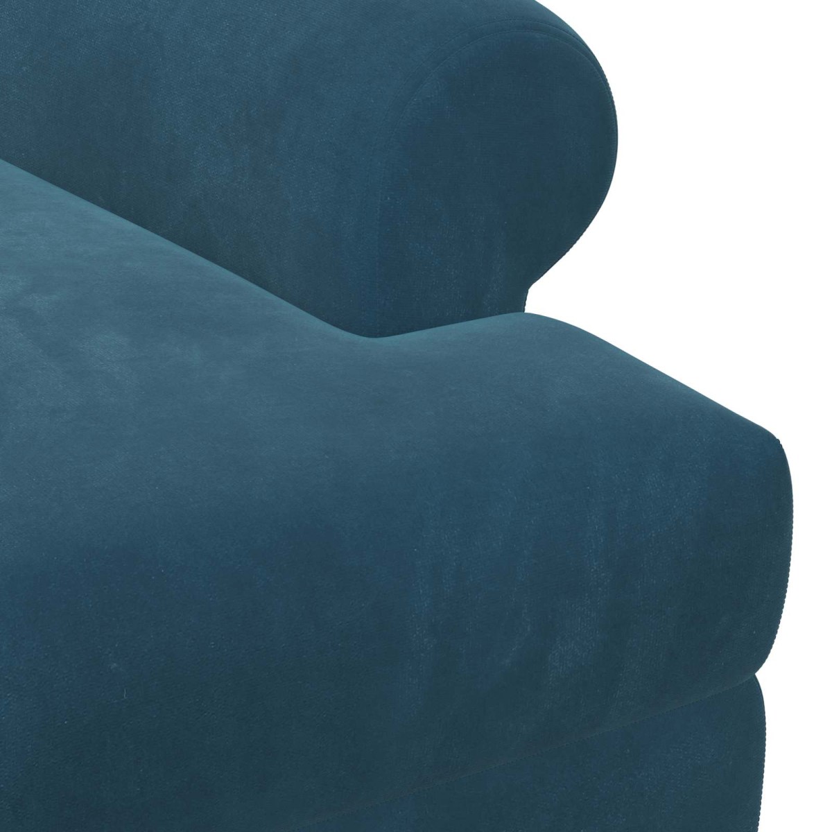 vidaXL Love seat με κουμπιά Μπλε 120 x 66 x 78 εκ. Βελούδο