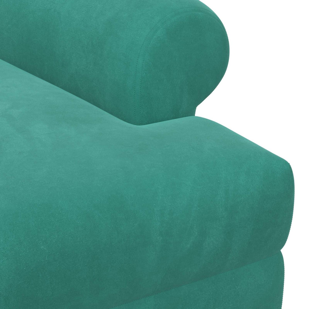 vidaXL Love seat με κουμπιά Τιρκουάζ 120 x 66 x 78 εκ. Βελούδο