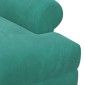 vidaXL Love seat με κουμπιά Τιρκουάζ 120 x 66 x 78 εκ. Βελούδο