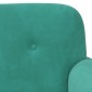 vidaXL Love seat με κουμπιά Τιρκουάζ 120 x 66 x 78 εκ. Βελούδο