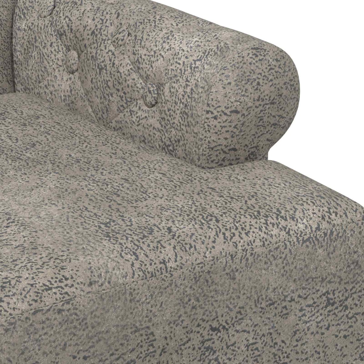 vidaXL Love seat με κουμπιά Ανοιχτό γκρι 120 x 65 x 78 εκ