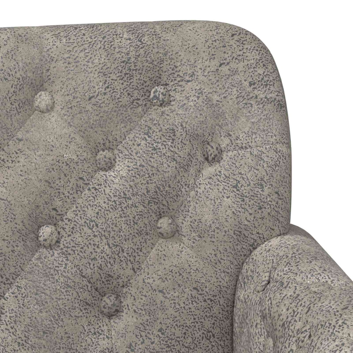 vidaXL Love seat με κουμπιά Ανοιχτό γκρι 120 x 65 x 78 εκ