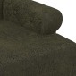 vidaXL Love seat με κουμπιά Στρατιωτικό Πράσινο 120 x 65 x 78 εκ