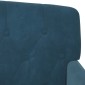 vidaXL Love seat με κουμπιά Μπλε 111 x 65 x 79 εκ Βελούδο