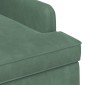 vidaXL Love seat με κουμπιά Θαλασσί 111 x 65 x 79 εκ Βελούδο