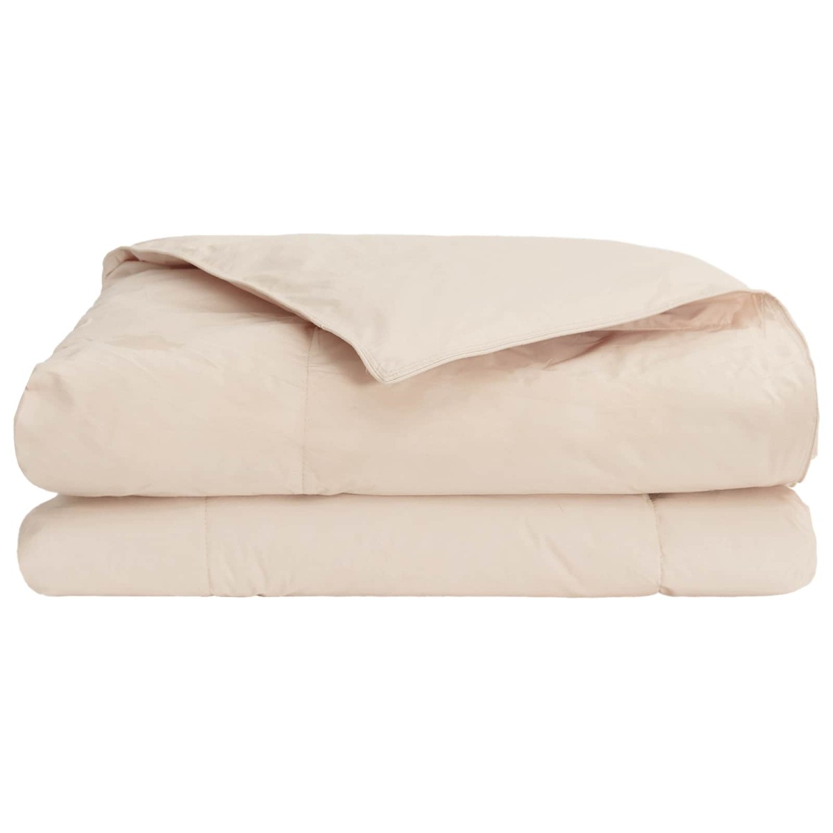 vidaXL Καλοκαιρινό Παπλωματοθήκη Μπεζ 140 x 220 cm 100% Φυσικός Καπόκ