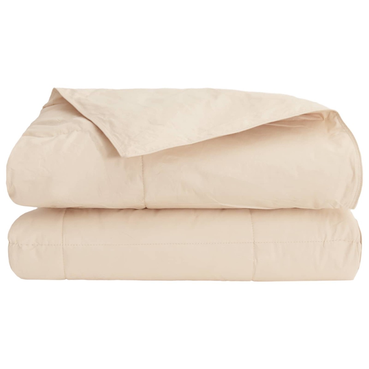 vidaXL Καλοκαιρινό Παπλωματοθήκη Μπεζ 220 x 240 cm 100% Φυσικός Καπόκ