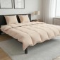 vidaXL Χειμωνιάτικο πάπλωμα Μπεζ 260 x 220 εκ. 100% Φυσικό Kapok