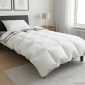 vidaXL Πάπλωμα 155 x 220 cm 100% Βαμβάκι Λευκό