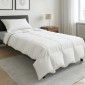 vidaXL Καλοκαιρινό Παπλωματοθήκη 155 x 200 εκ. Καλοκαίρι 150 gsm Λευκό