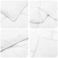 vidaXL Καλοκαιρινό Παπλωματοθήκη 240 x 220 cm Καλοκαίρι 150 gsm Λευκό