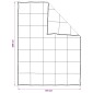 vidaXL Χειμερινό Παπλωματοθήκη Λευκό 135 x 200 cm Μπαμπού
