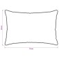 vidaXL Μαξιλάρι Λευκό 60 x 70 cm Ίνες μπαμπού