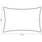 vidaXL Μαξιλάρι 2 τμχ. 30 x 50 cm Ίνες μπαμπού Λευκό