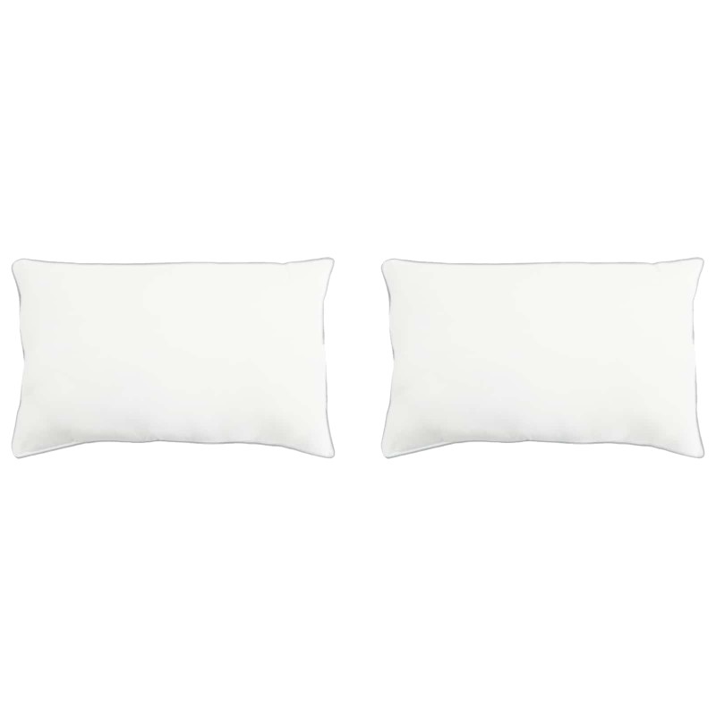 vidaXL Μαξιλάρι 2 τμχ. 30 x 50 cm Ίνες μπαμπού Λευκό