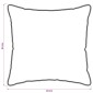 vidaXL Μαξιλάρι 2 τμχ. 40 x 40 cm Ίνες μπαμπού Λευκό