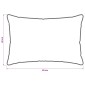 vidaXL Μαξιλάρι 2 τμχ. 40 x 60 cm Ίνες μπαμπού Λευκό