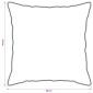 vidaXL Μαξιλάρι 2 τμχ. 60 x 60 cm Ίνες μπαμπού Λευκό