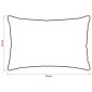 vidaXL Μαξιλάρι 2 τμχ. 60 x 80 cm Ίνες μπαμπού Λευκό