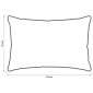 vidaXL Μαξιλάρι 2 τμχ. 70 x 90 cm Ίνες μπαμπού Λευκό