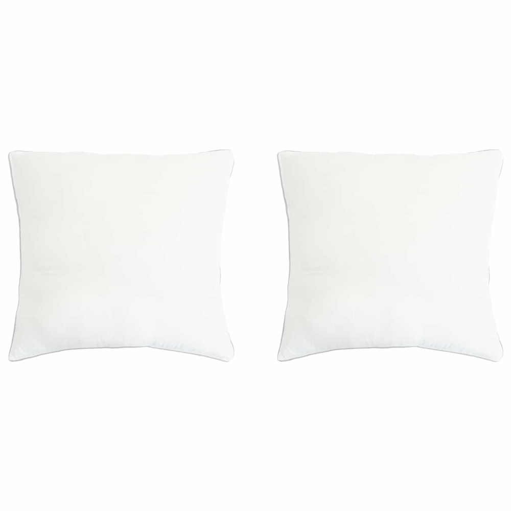 vidaXL Μαξιλάρι 2 τμχ. 80 x 80 cm Ίνες μπαμπού Λευκό