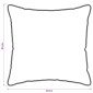 vidaXL Μαξιλάρι 2 τμχ. 80 x 80 cm Ίνες μπαμπού Λευκό
