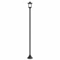 vidaXL Σετ Στύλων Λαμπτήρα with LED Bulb 2 τμχ. Μαύρο 16 x 16 x 156 εκ
