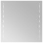 vidaXL Καθρέφτης μπάνιου LED Διαφανές 50 x 50 cm σκληρυμένο γυαλί
