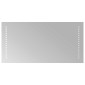 vidaXL Καθρέφτης μπάνιου LED Διαφανές 60 x 30 cm σκληρυμένο γυαλί