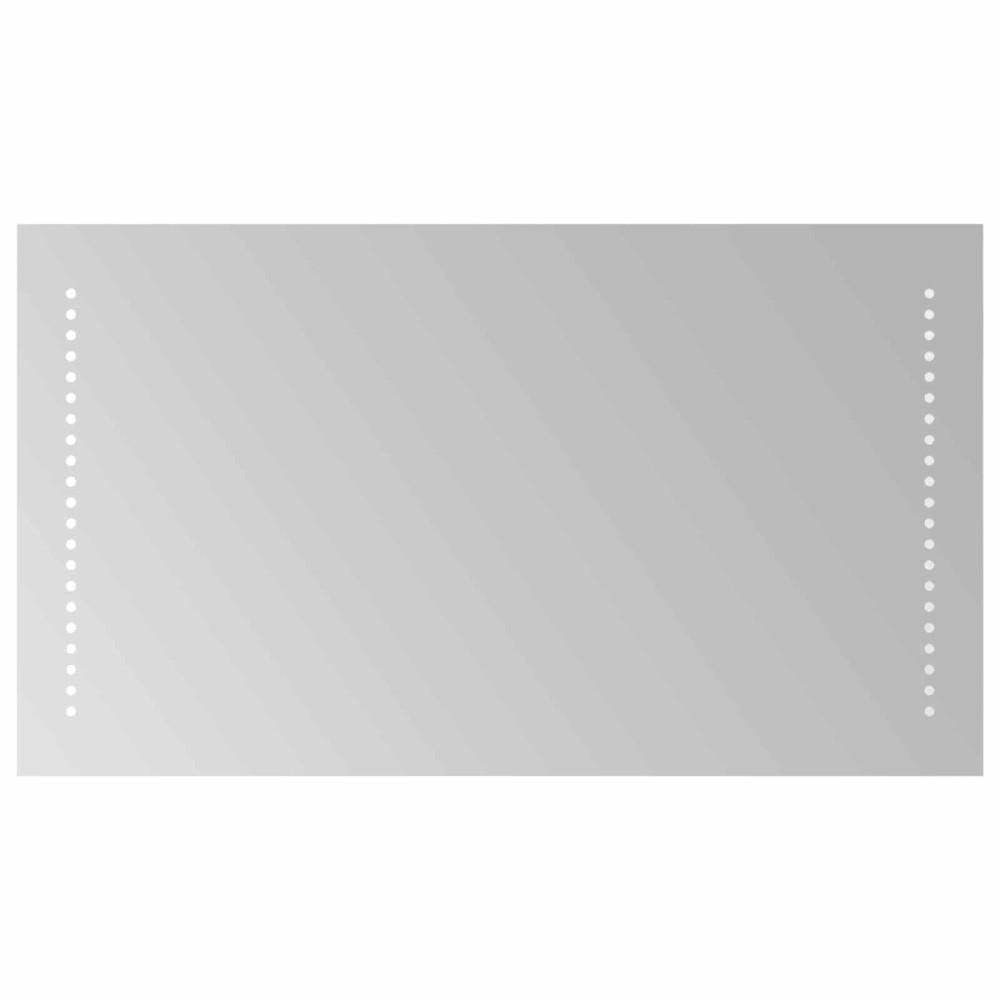 vidaXL Καθρέφτης μπάνιου LED Διαφανές 70 x 40 cm σκληρυμένο γυαλί