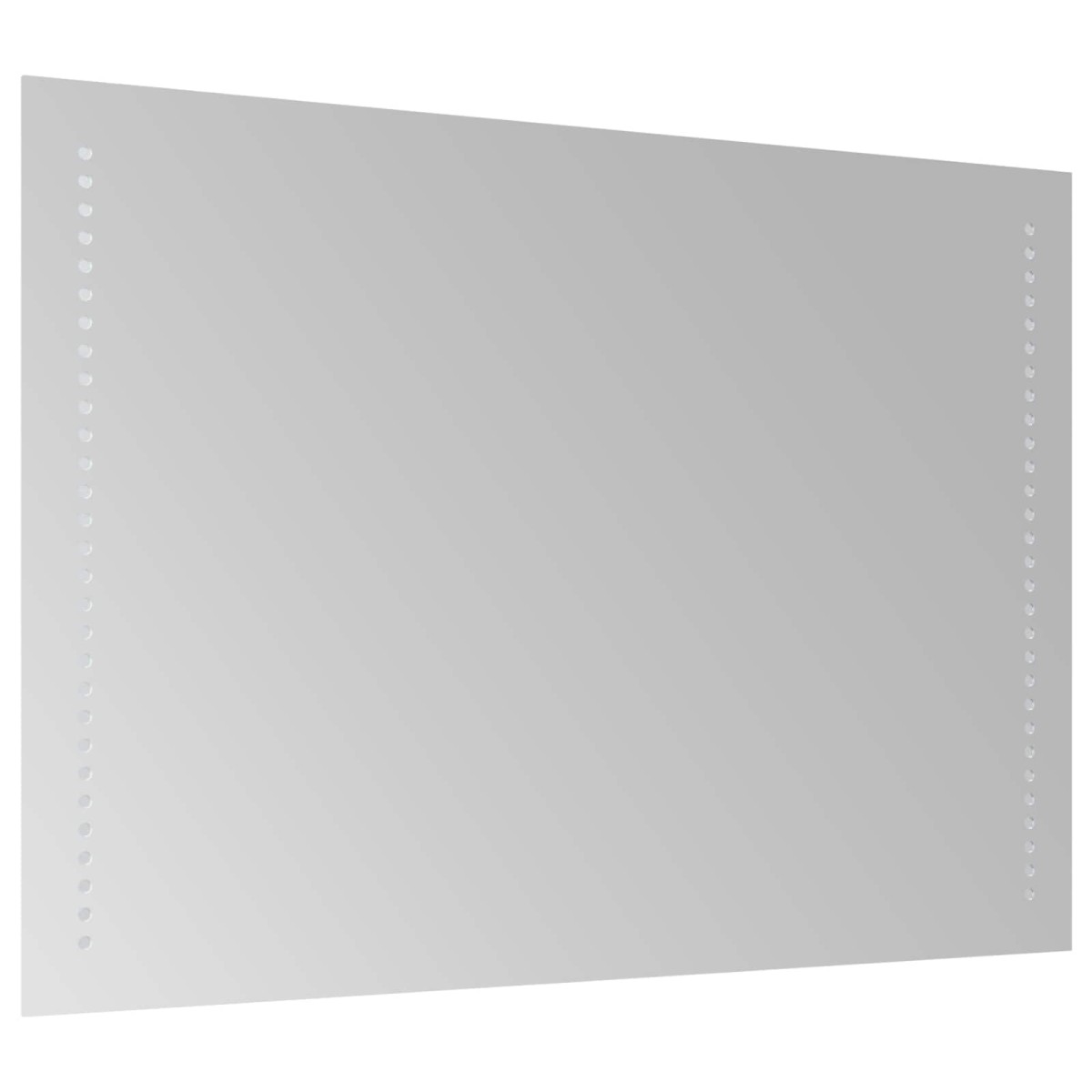 vidaXL Καθρέφτης μπάνιου LED Διαφανές 70 x 50 cm σκληρυμένο γυαλί