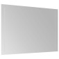vidaXL Καθρέφτης μπάνιου LED Διαφανές 70 x 50 cm σκληρυμένο γυαλί