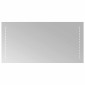 vidaXL Καθρέφτης μπάνιου LED Διαφανές 80 x 40 cm σκληρυμένο γυαλί