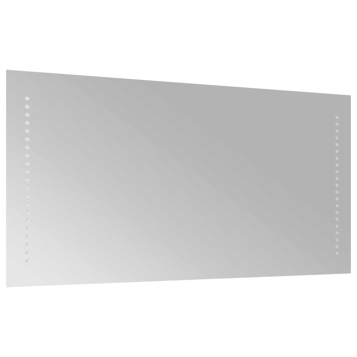 vidaXL Καθρέφτης μπάνιου LED Διαφανές 80 x 40 cm σκληρυμένο γυαλί