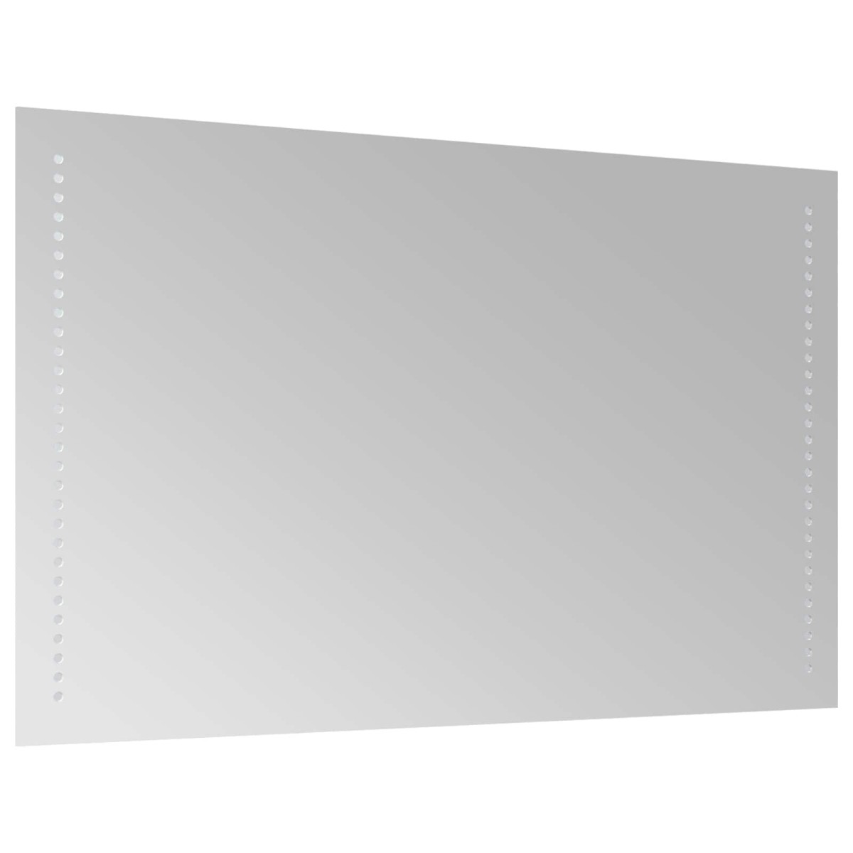 vidaXL Καθρέφτης μπάνιου LED Διαφανές 80 x 50 cm σκληρυμένο γυαλί