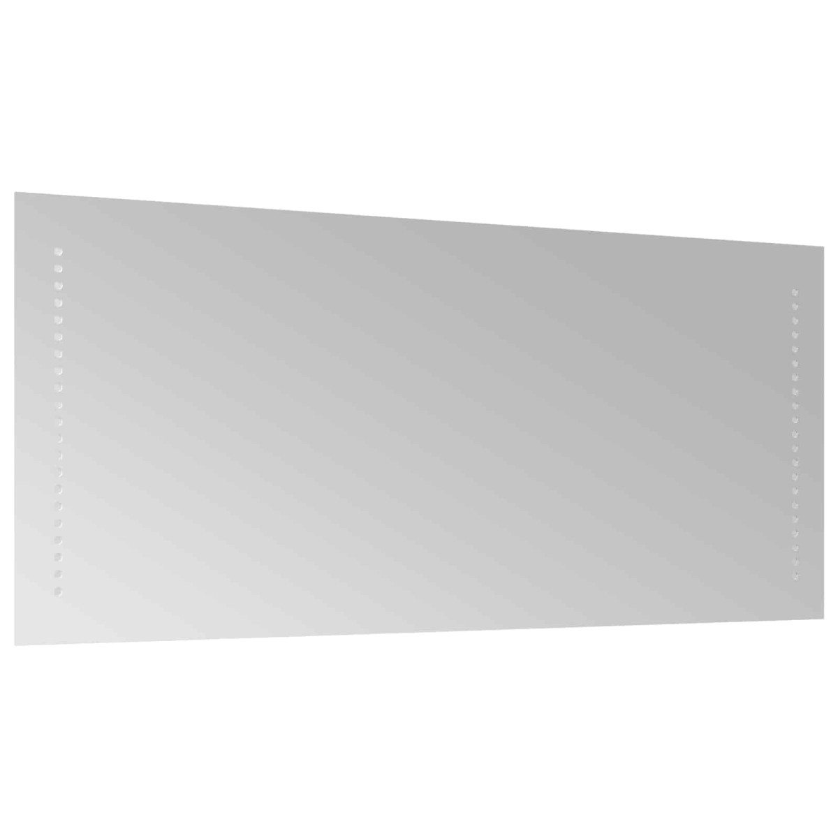 vidaXL Καθρέφτης μπάνιου LED Διαφανές 90 x 40 cm σκληρυμένο γυαλί