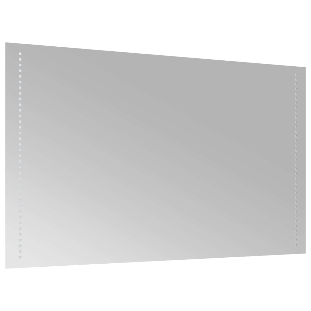 vidaXL Καθρέφτης μπάνιου LED Διαφανές 100 x 60 cm σκληρυμένο γυαλί