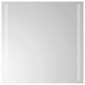 vidaXL Καθρέφτης μπάνιου LED Διαφανές 50 x 50 cm σκληρυμένο γυαλί