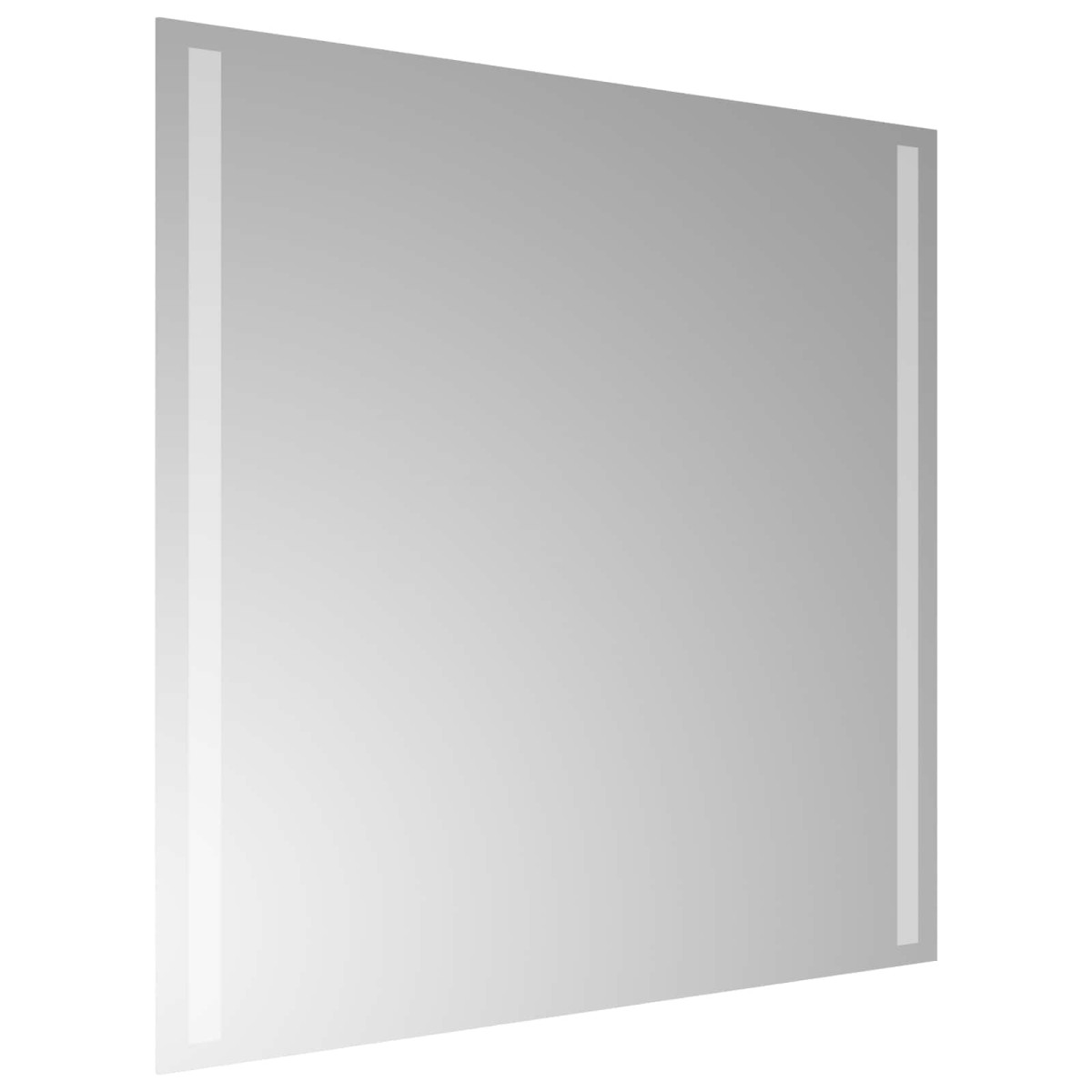 vidaXL Καθρέφτης μπάνιου LED Διαφανές 60 x 60 cm σκληρυμένο γυαλί