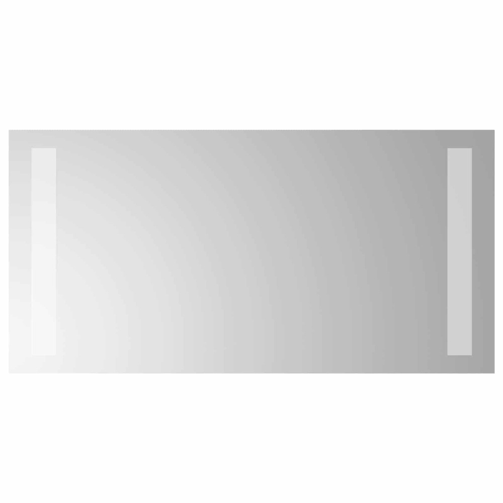 vidaXL Καθρέφτης μπάνιου LED Διαφανές 40 x 20 cm σκληρυμένο γυαλί