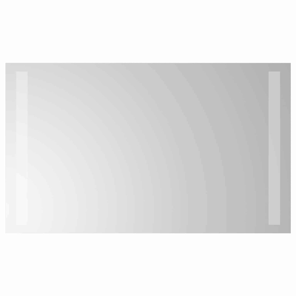 vidaXL Καθρέφτης μπάνιου LED Διαφανές 60 x 30 cm σκληρυμένο γυαλί