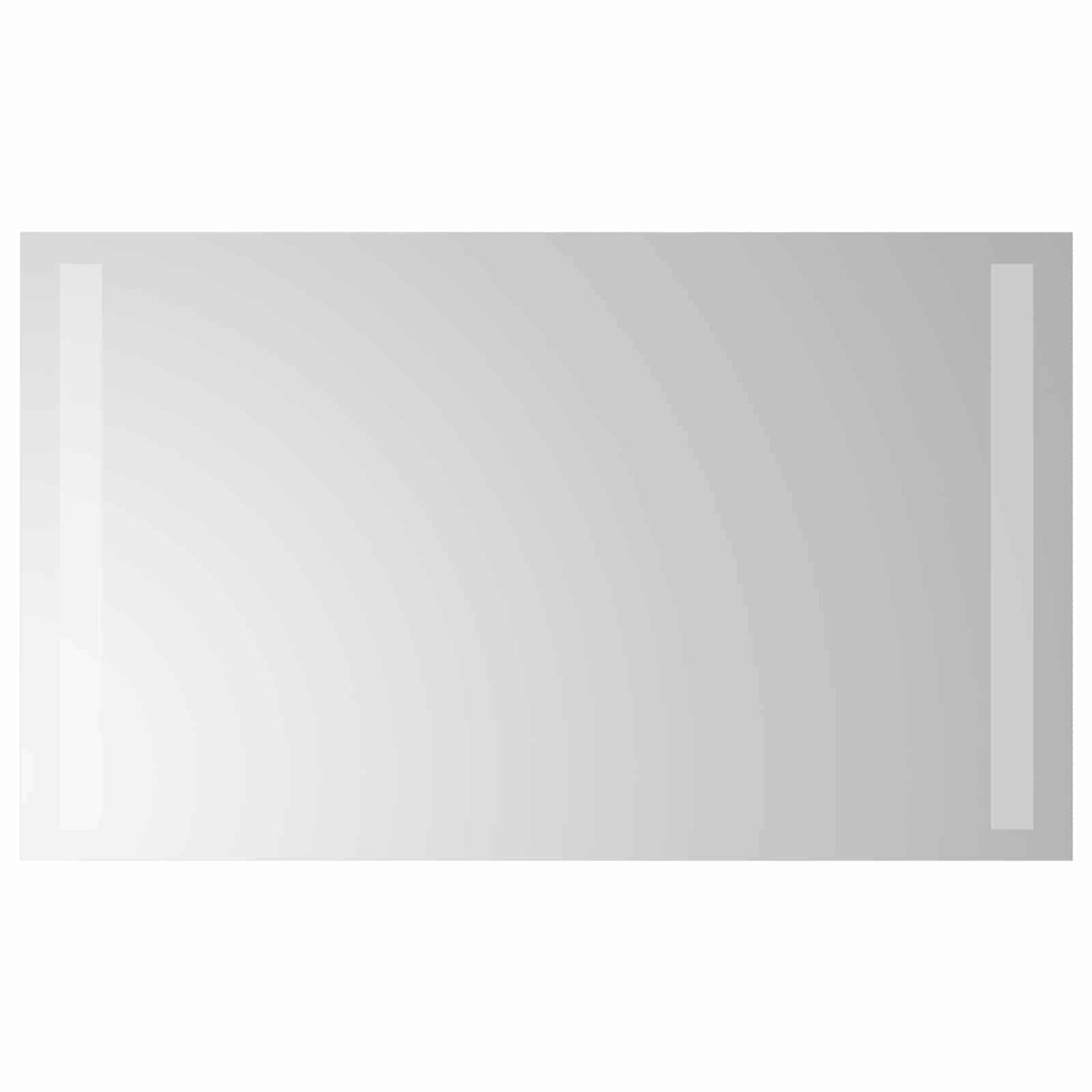 vidaXL Καθρέφτης μπάνιου LED Διαφανές 60 x 30 cm σκληρυμένο γυαλί