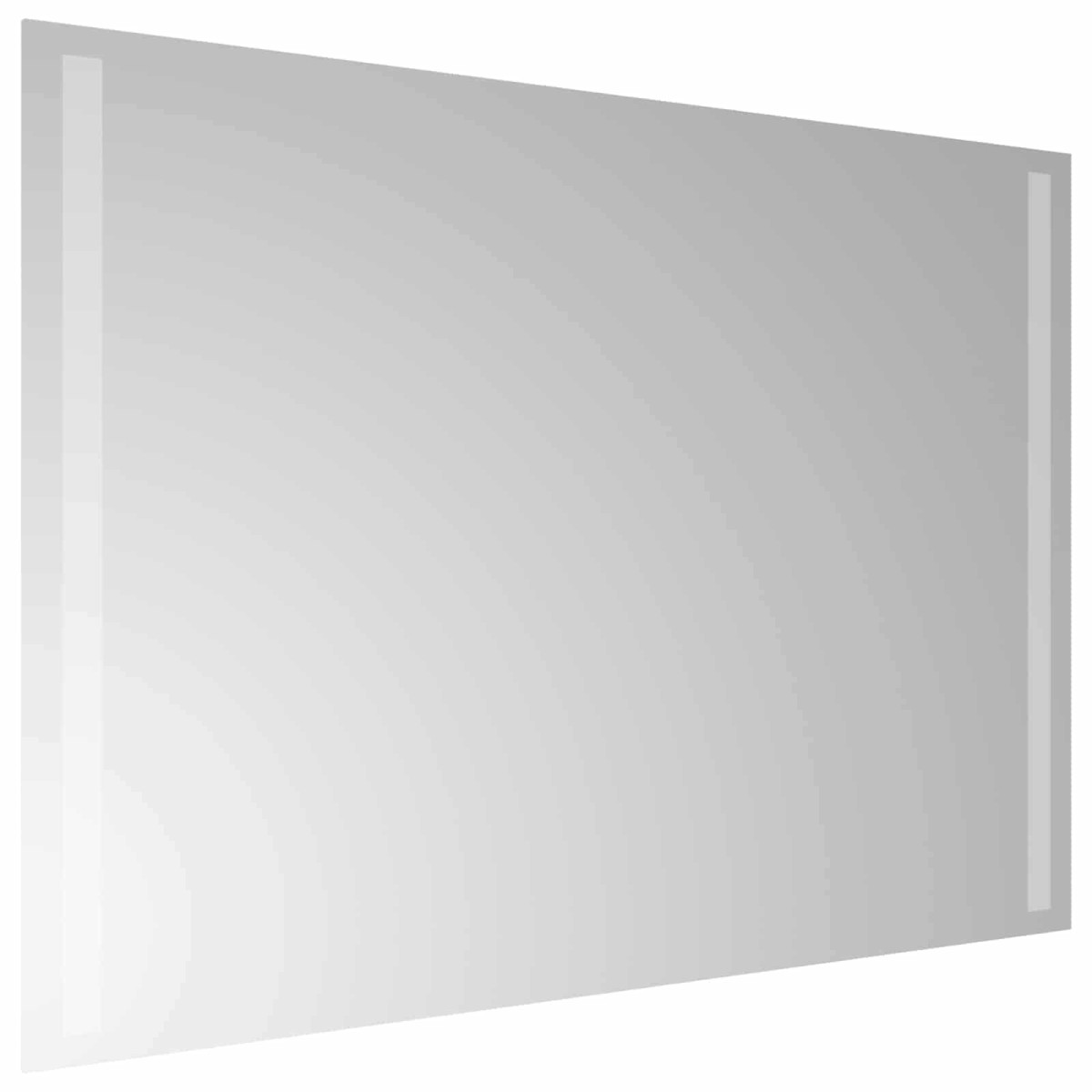 vidaXL Καθρέφτης μπάνιου LED Διαφανές 70 x 50 cm σκληρυμένο γυαλί