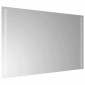 vidaXL Καθρέφτης μπάνιου LED Διαφανές 80 x 50 cm σκληρυμένο γυαλί