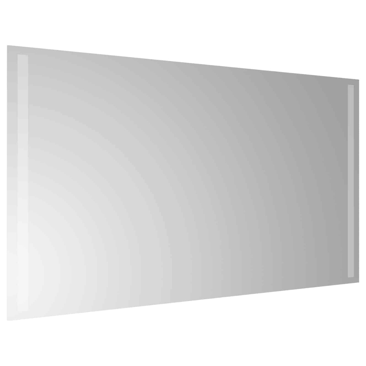 vidaXL Καθρέφτης μπάνιου LED Διαφανές 90 x 50 cm σκληρυμένο γυαλί