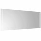 vidaXL Καθρέφτης μπάνιου LED Διαφανές 100 x 40 cm σκληρυμένο γυαλί